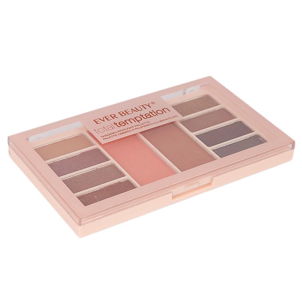 Ever Beauty Total Temptation Shadow & Highlight Palette 3051E, Beauty & Personal Care, Eyeshadow, Chase Value, Chase Value
