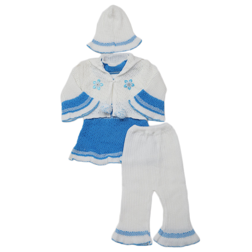 Newborn Girls Irani Suit - Blue, Kids, NB Girls Sets And Suits, Chase Value, Chase Value