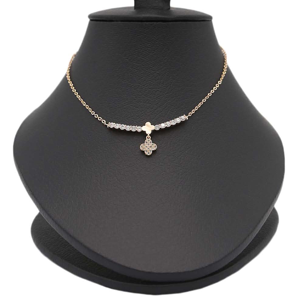 Women's Zircon Chain & Locket - Golden, Women, Chains & Lockets, Chase Value, Chase Value
