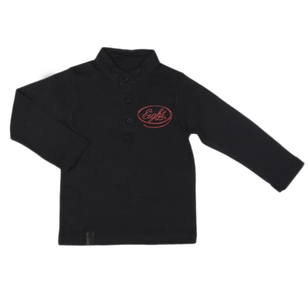 Boys Full Sleeves T-Shirt - Black, Kids, Boys T-Shirts, Chase Value, Chase Value
