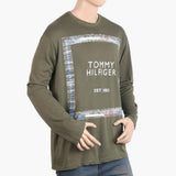 Men's Full Sleeves T-Shirt - Green, Men's T-Shirts & Polos, Chase Value, Chase Value