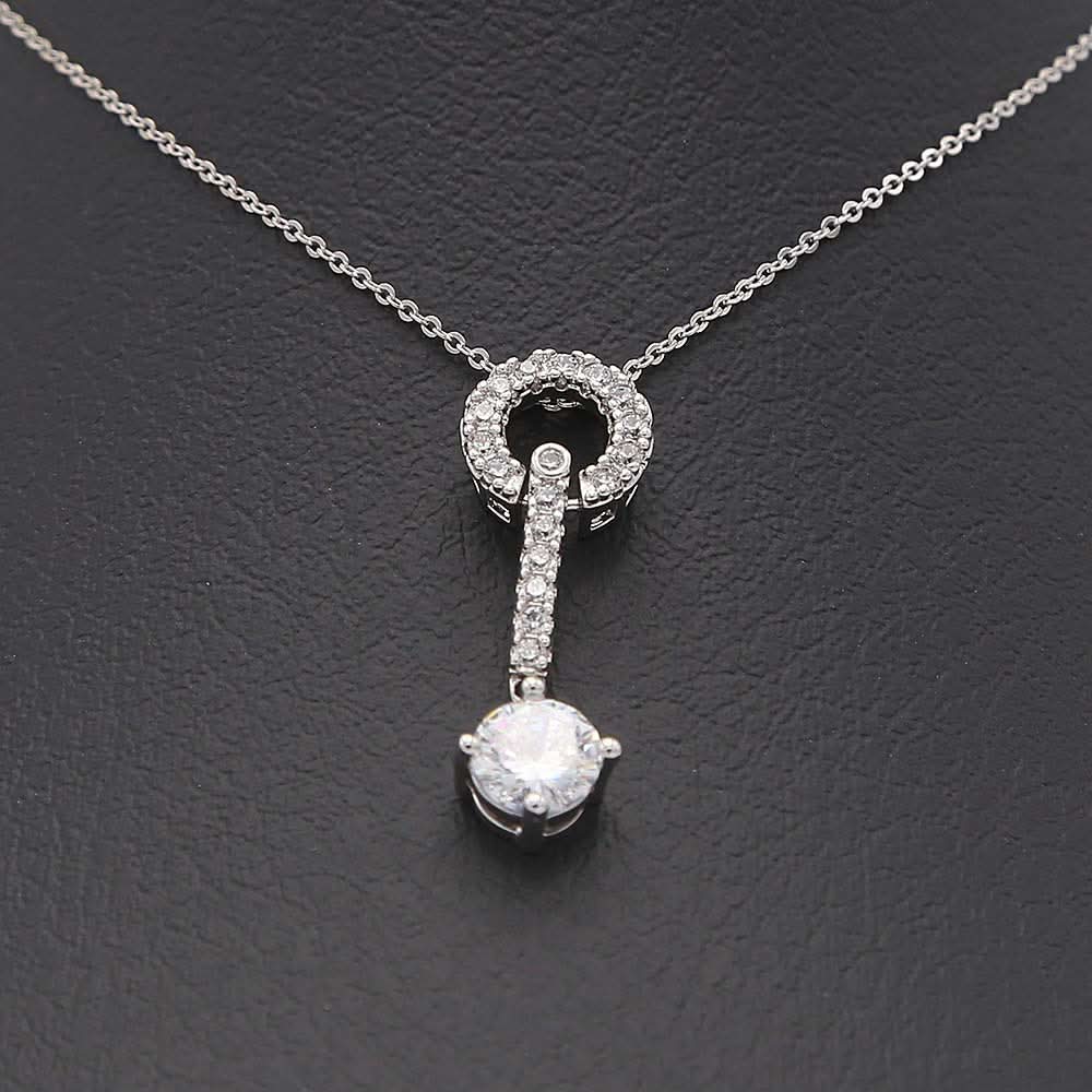 Women's Zircon Chain & Locket - Silver, Women, Chains & Lockets, Chase Value, Chase Value