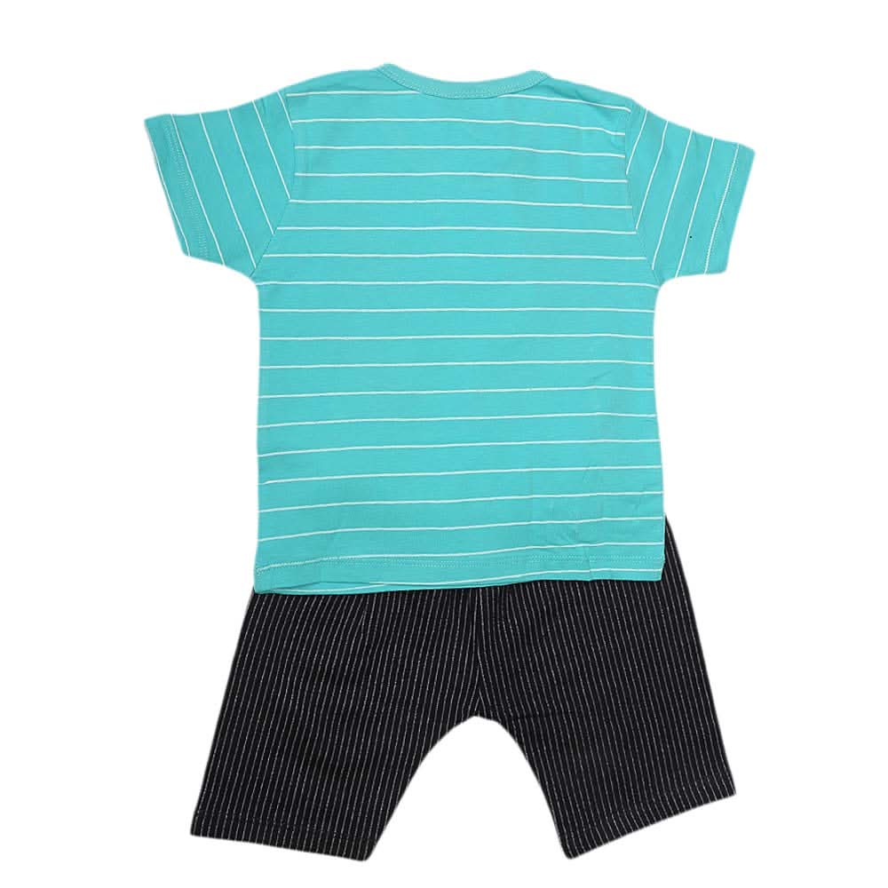Boys Half Sleeves Suit (2316) - Blue, Kids, Boys Sets And Suits, Chase Value, Chase Value