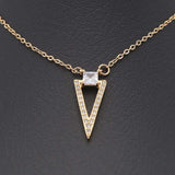 Women's Zircon Chain & Locket - Golden, Women, Chains & Lockets, Chase Value, Chase Value