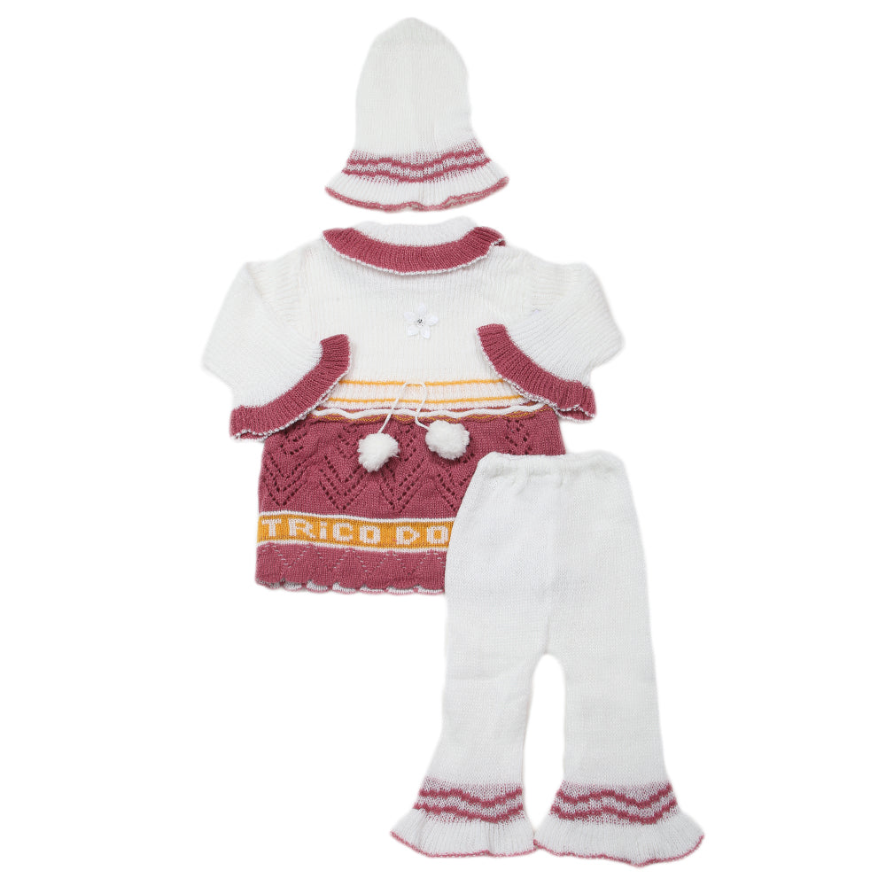 Newborn Girls Irani Suit - Pink, Kids, NB Girls Sets And Suits, Chase Value, Chase Value