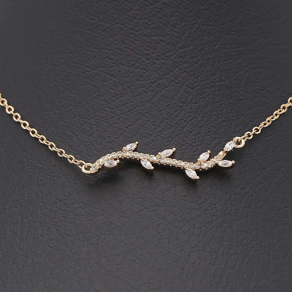 Women's Zircon Chain & Locket - Golden, Women, Chains & Lockets, Chase Value, Chase Value