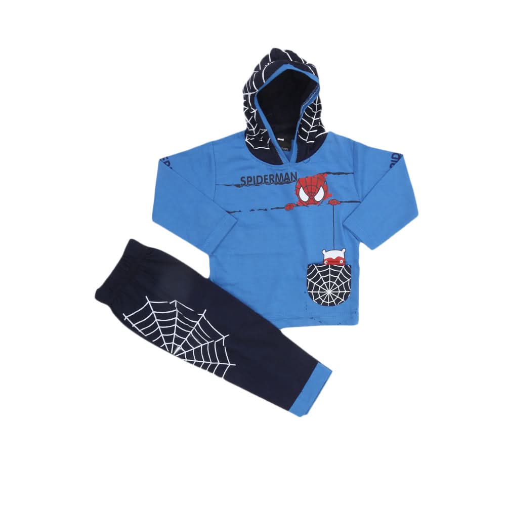Newborn Boys Suits Full Sleeves - Royal Blue, Kids, Boys Sets And Suits, Chase Value, Chase Value