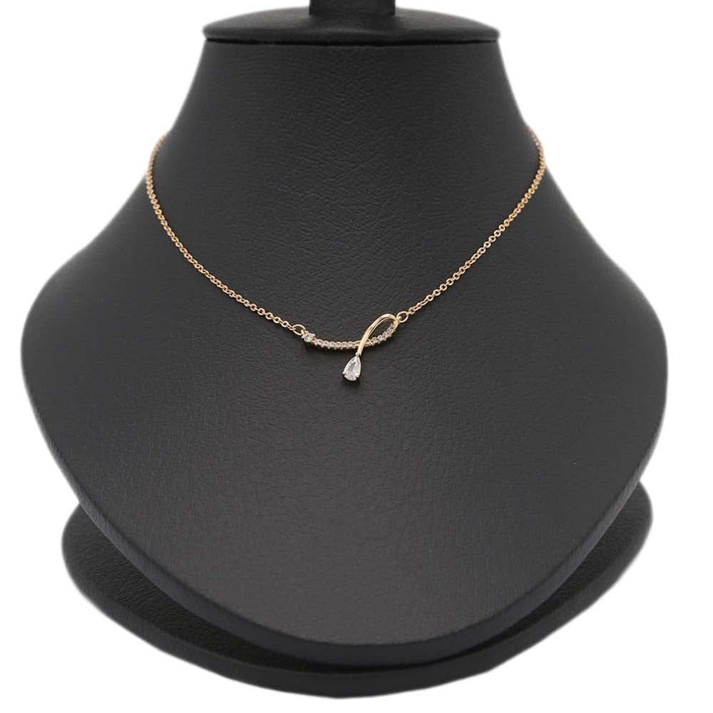 Women's Zircon Chain & Locket - Golden, Women, Chains & Lockets, Chase Value, Chase Value