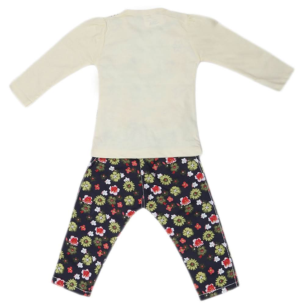 Girls Full Sleeves 2 Piece Suit - Yellow, Kids, Girls Sets And Suits, Chase Value, Chase Value