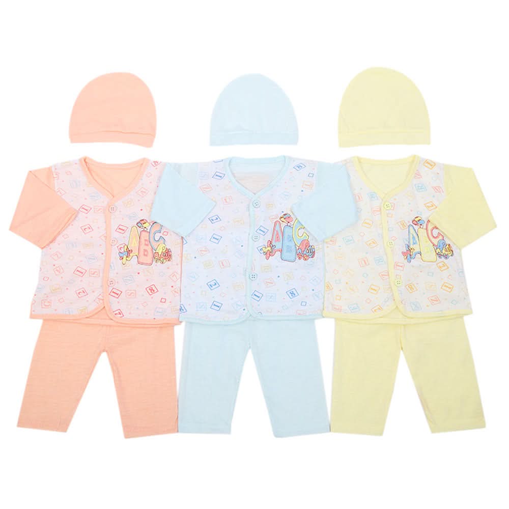 Newborn Boys Full Sleeves Suit - Multi, Newborn Boys Sets & Suits, Chase Value, Chase Value