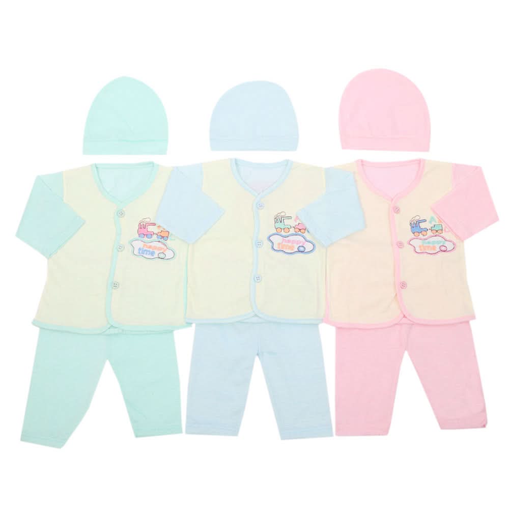 Newborn Boys Full Sleeves Suit - Multi, Newborn Boys Sets & Suits, Chase Value, Chase Value