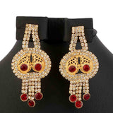 Women's Fancy Jewellery Set - Golden Red, Women, Jewellery Set, Chase Value, Chase Value