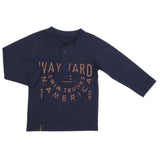 Boys Full Sleeves T-Shirt - Navy Blue, Kids, Boys T-Shirts, Chase Value, Chase Value