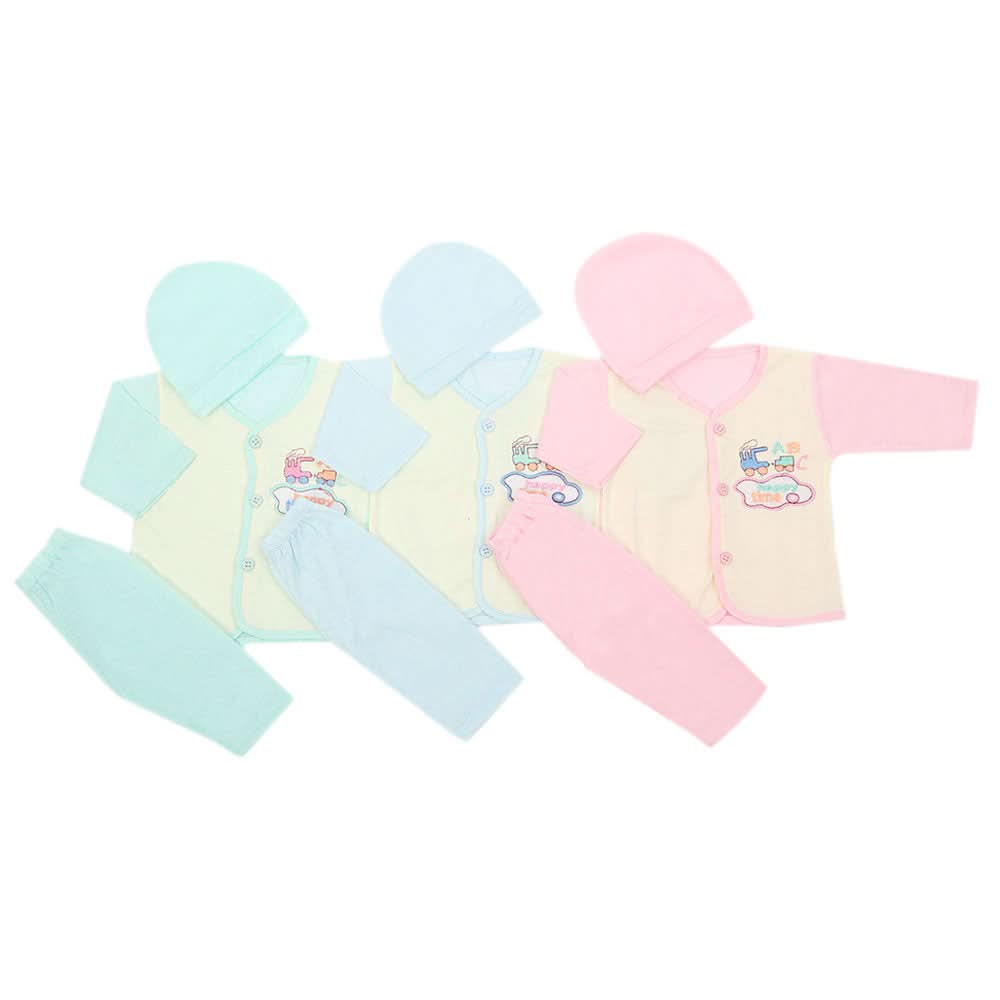 Newborn Boys Full Sleeves Suit - Multi, Newborn Boys Sets & Suits, Chase Value, Chase Value