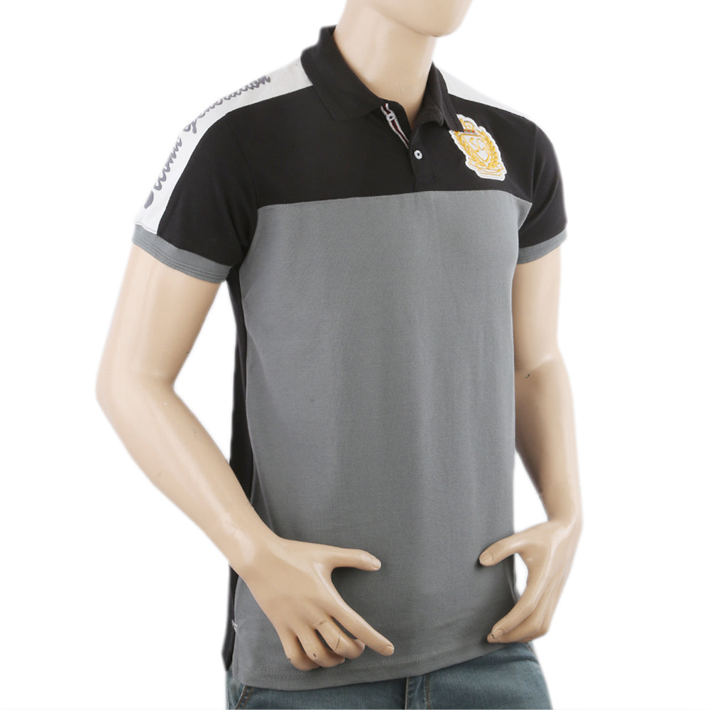 Men's Half Sleeves Polo T-Shirt - Black, Men, T-Shirts And Polos, Chase Value, Chase Value