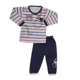 Boys 2 Pcs Suit Full Sleeves - Navy Blue, Kids, Boys Sets And Suits, Chase Value, Chase Value