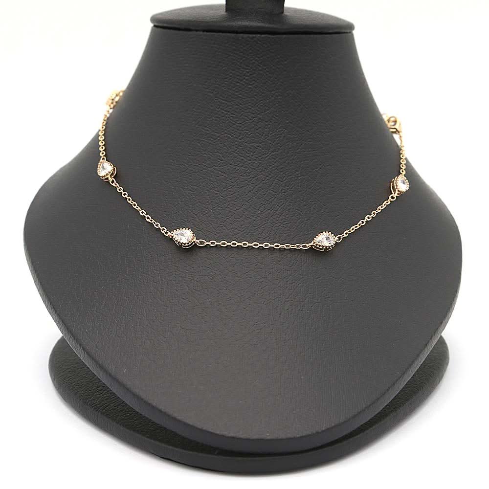 Women's Zircon Chain & Locket - Golden, Women, Chains & Lockets, Chase Value, Chase Value