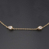 Women's Zircon Chain & Locket - Golden, Women, Chains & Lockets, Chase Value, Chase Value
