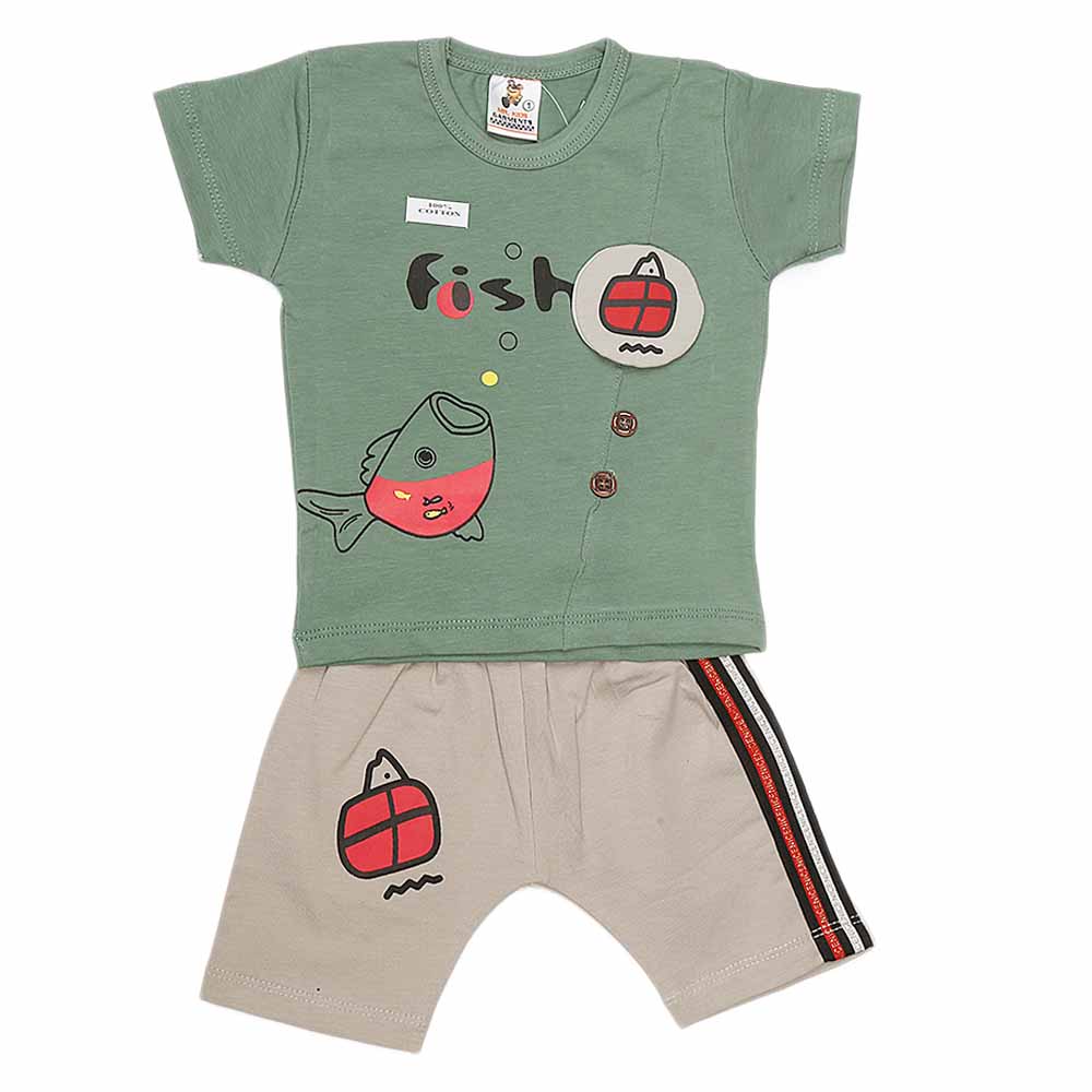 Newborn 2 Piece Suit - Green, Kids, New Born Boys Sets And Suits, Chase Value, Chase Value