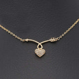 Women's Zircon Chain & Locket - Golden, Women, Chains & Lockets, Chase Value, Chase Value