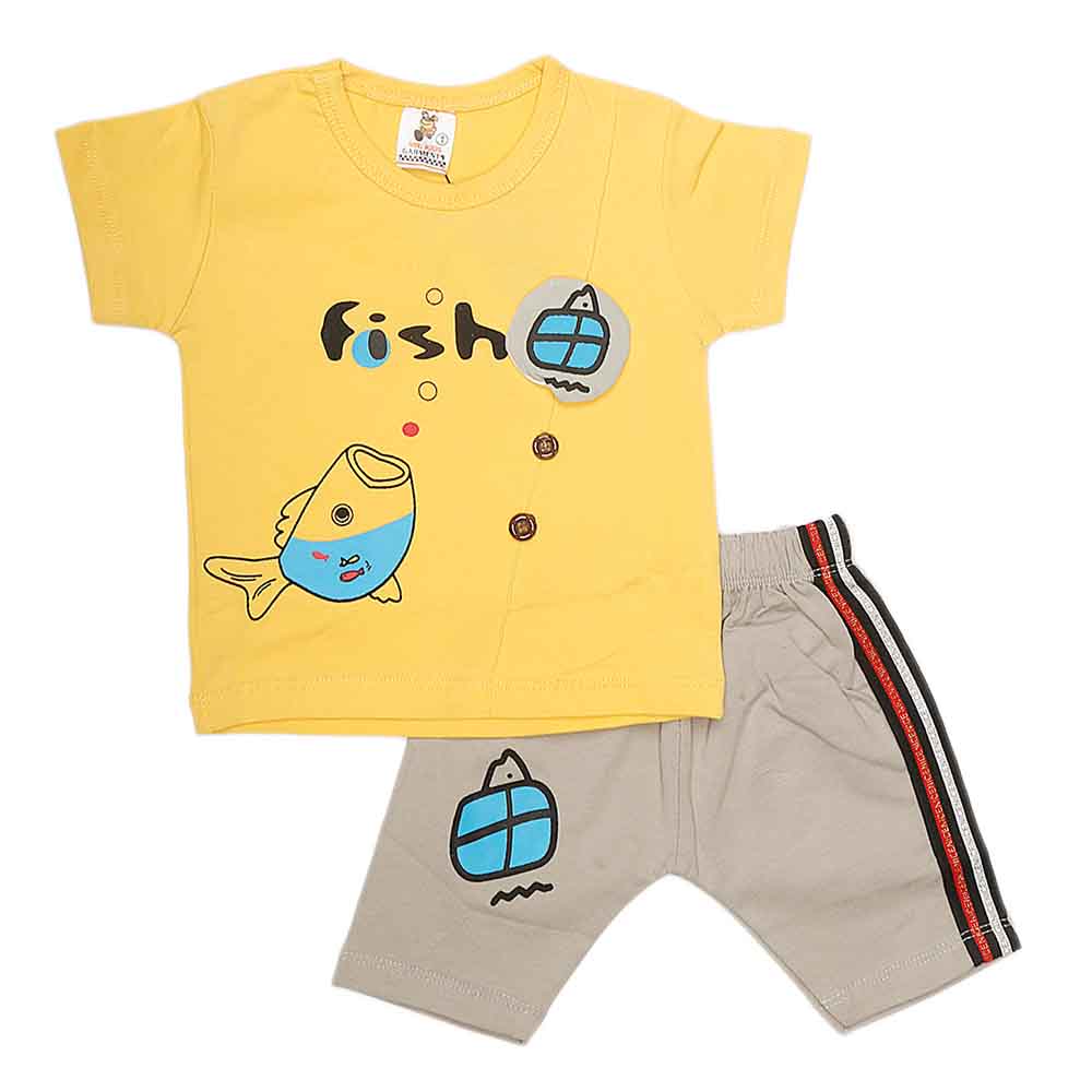 Newborn 2 Piece Suit - Yellow, Kids, NB Boys Sets And Suits, Chase Value, Chase Value
