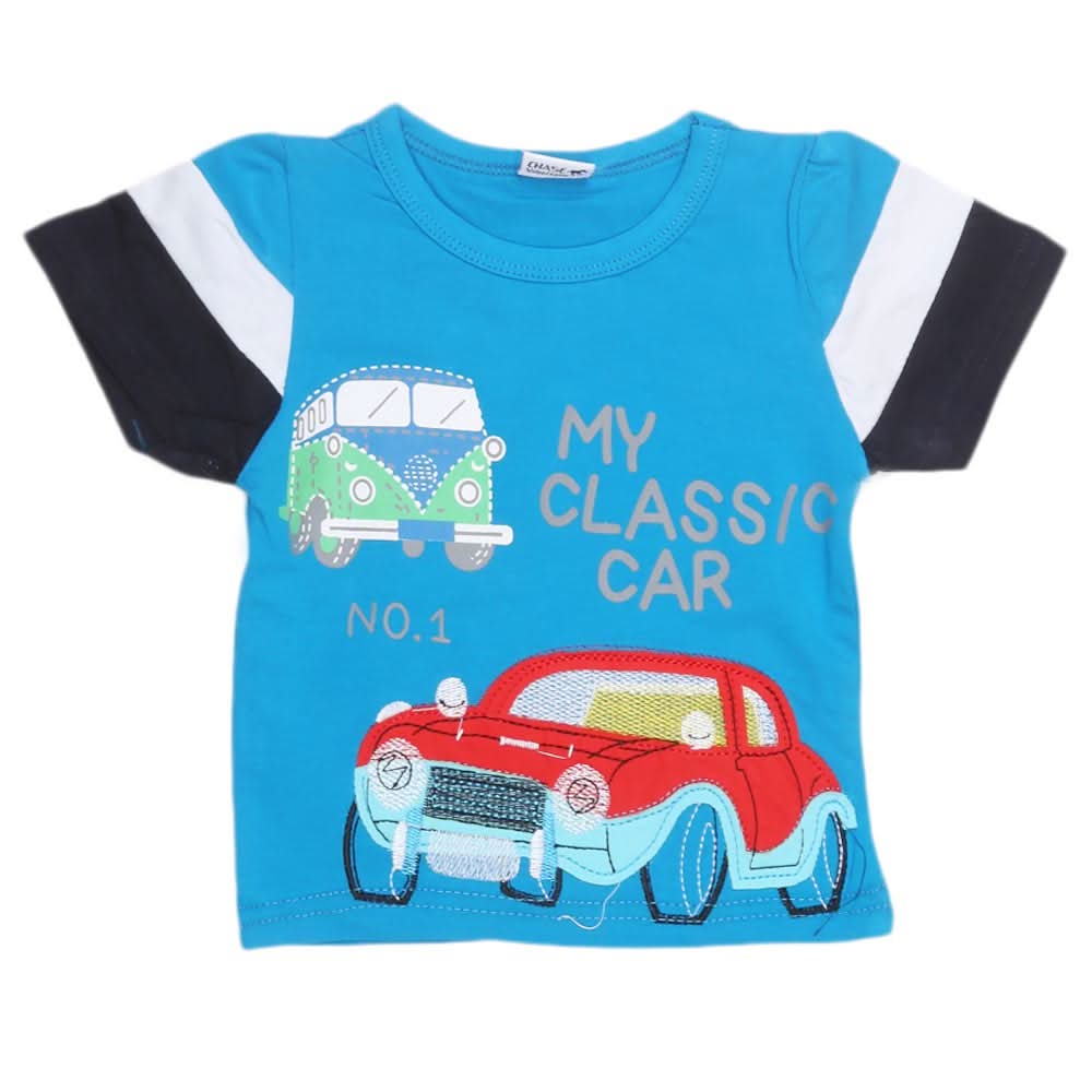 Newborn Boys T-Shirt - Blue - test-store-for-chase-value