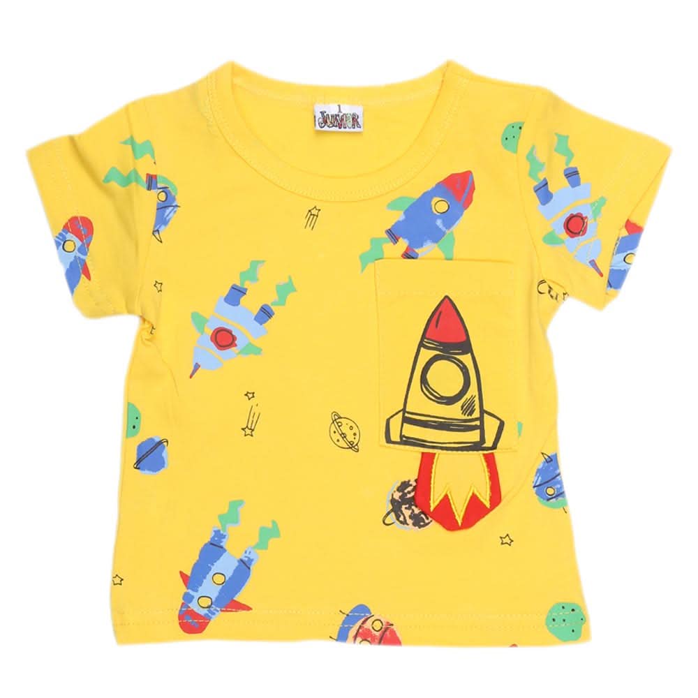 Newborn Boys T-Shirt - Yellow - test-store-for-chase-value
