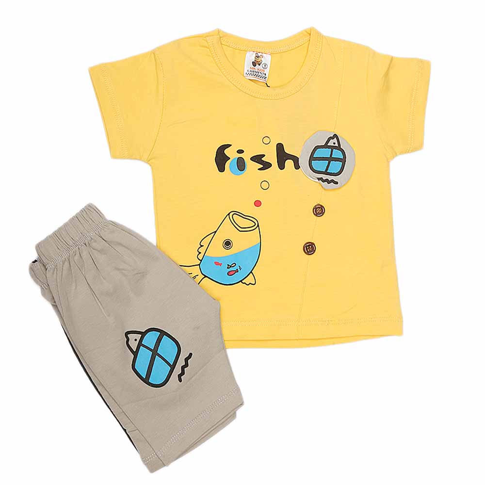 Newborn 2 Piece Suit - Yellow, Kids, NB Boys Sets And Suits, Chase Value, Chase Value