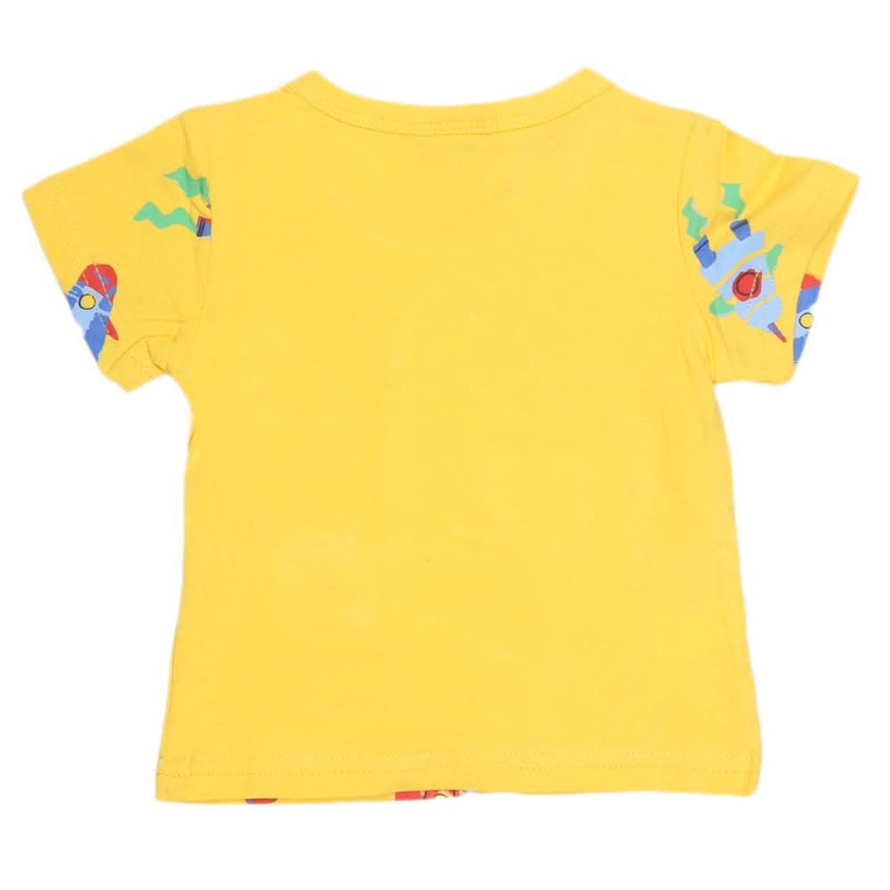 Newborn Boys T-Shirt - Yellow - test-store-for-chase-value