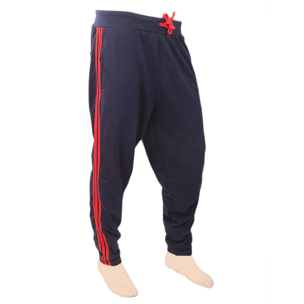 Men's Fancy Zip Trouser - Navy Blue, Men, Lowers And Sweatpants, Chase Value, Chase Value