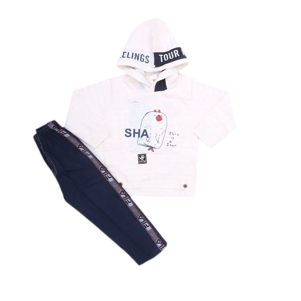 Boys 2 Pcs Suit Full Sleeves - Peach, Kids, Boys Sets And Suits, Chase Value, Chase Value