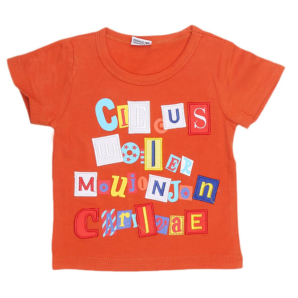Newborn Boys T-Shirt - Orange - test-store-for-chase-value