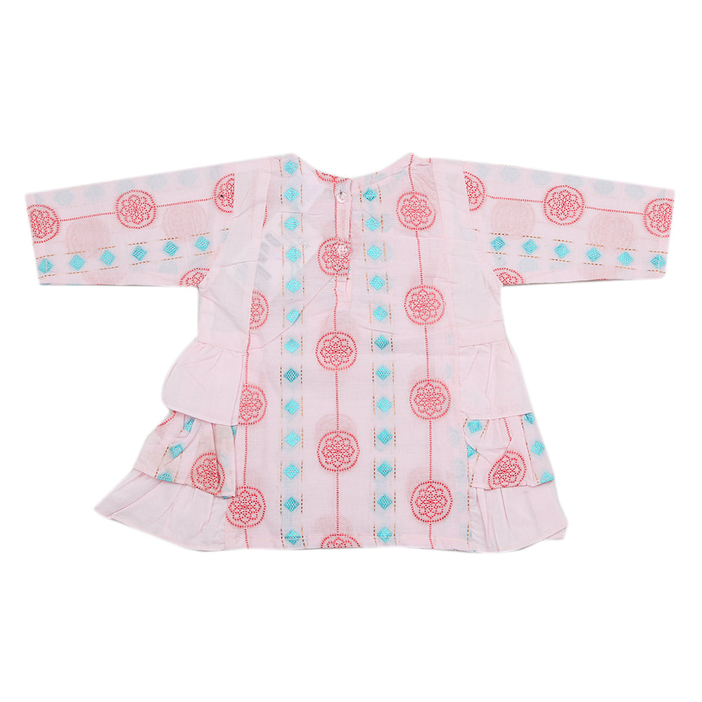Newborn Girls Half Sleeves Suit - Pink, Kids, Newborn Girls Sets And Suits, Chase Value, Chase Value
