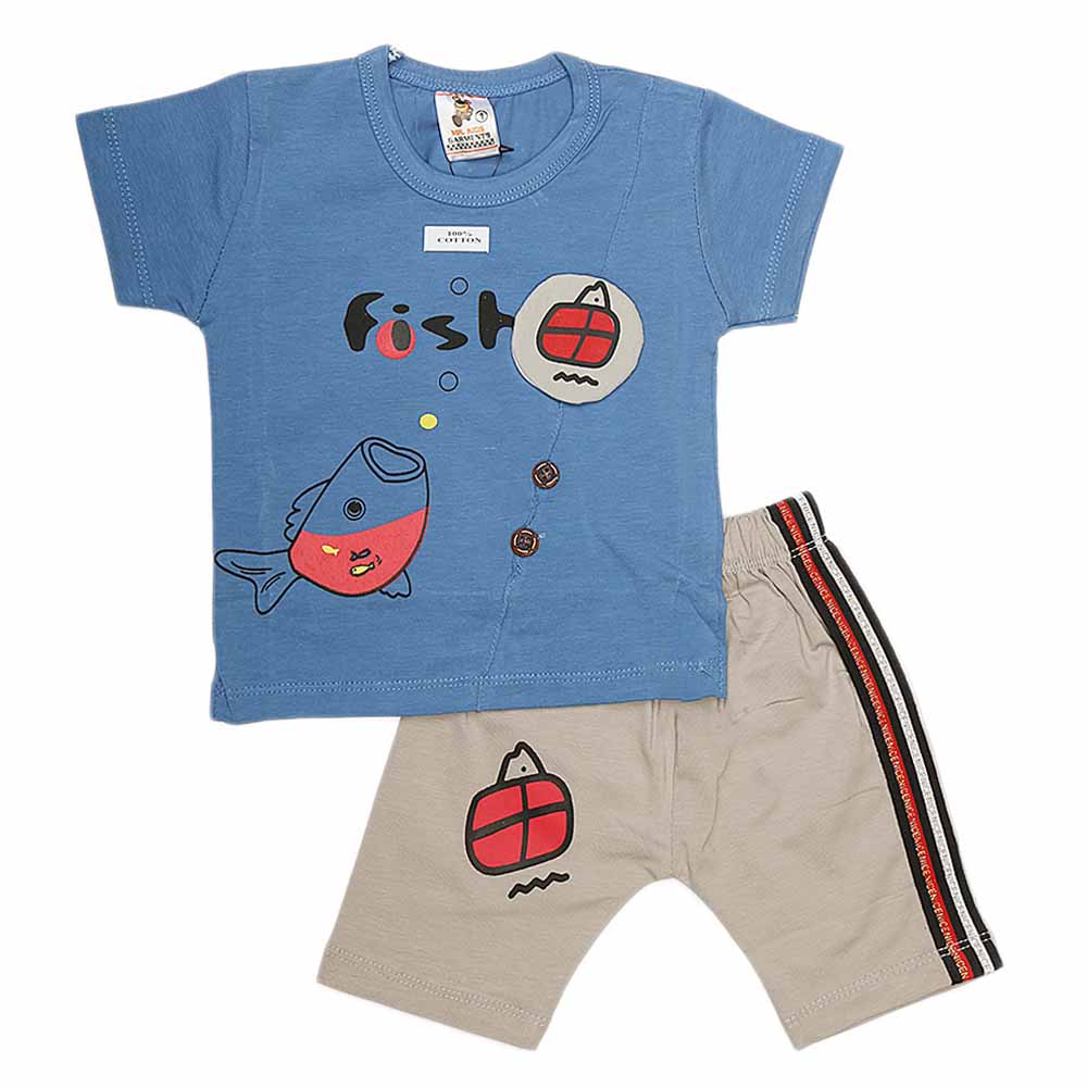 Newborn 2 Piece Suit - Blue, Kids, New Born Boys Sets And Suits, Chase Value, Chase Value