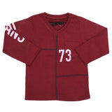 Boys Full Sleeves T-Shirt - Maroon, Kids, Boys T-Shirts, Chase Value, Chase Value
