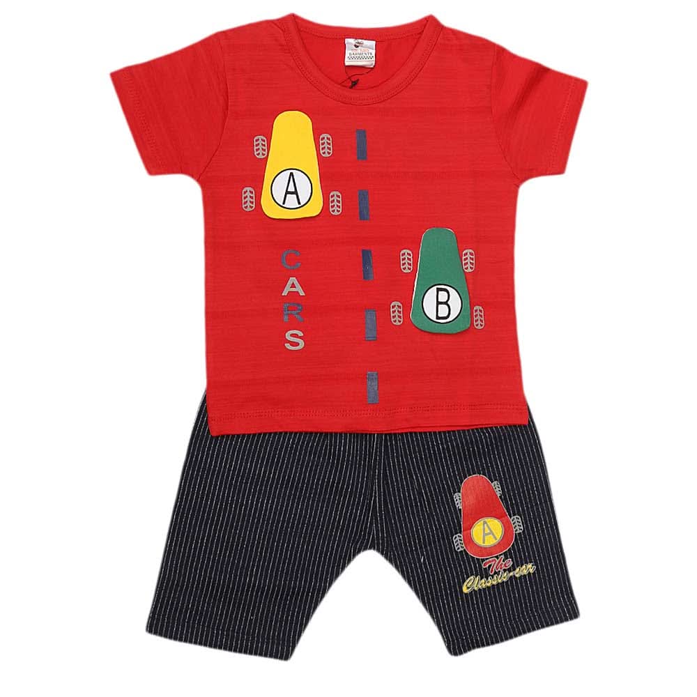 Boys 2 Piece Suit - Red, Kids, Boys Sets And Suits, Chase Value, Chase Value