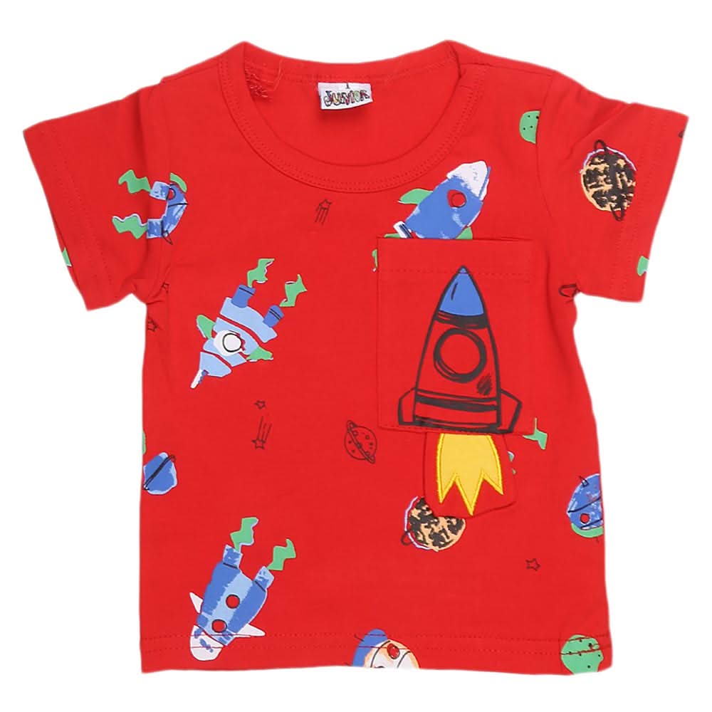 Newborn Boys T-Shirt - Red - test-store-for-chase-value