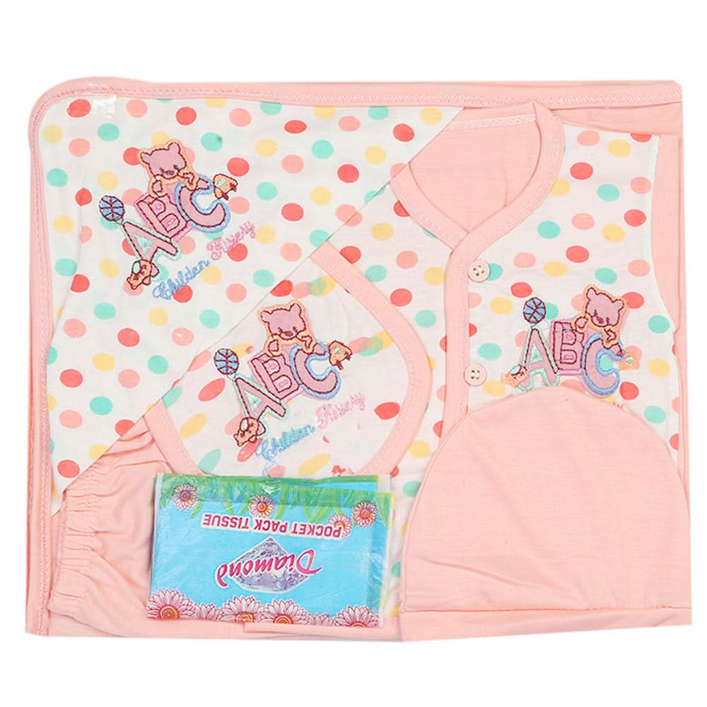 Newborn Boys Full Sleeves Suit - Light Pink, Newborn Boys Sets & Suits, Chase Value, Chase Value