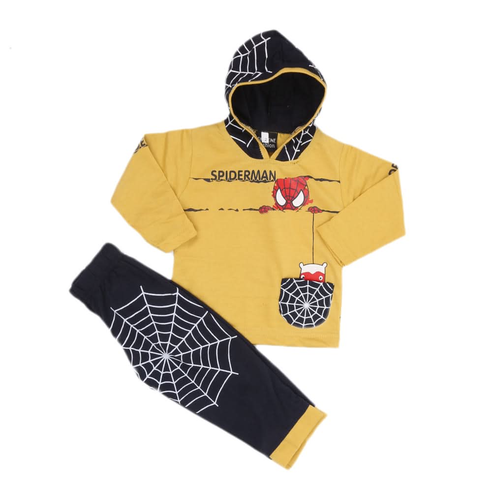 Newborn Boys Suits Full Sleeves - Mustard, Kids, Boys Sets And Suits, Chase Value, Chase Value