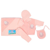 Newborn Boys Full Sleeves Suit - Pink, Newborn Boys Sets & Suits, Chase Value, Chase Value
