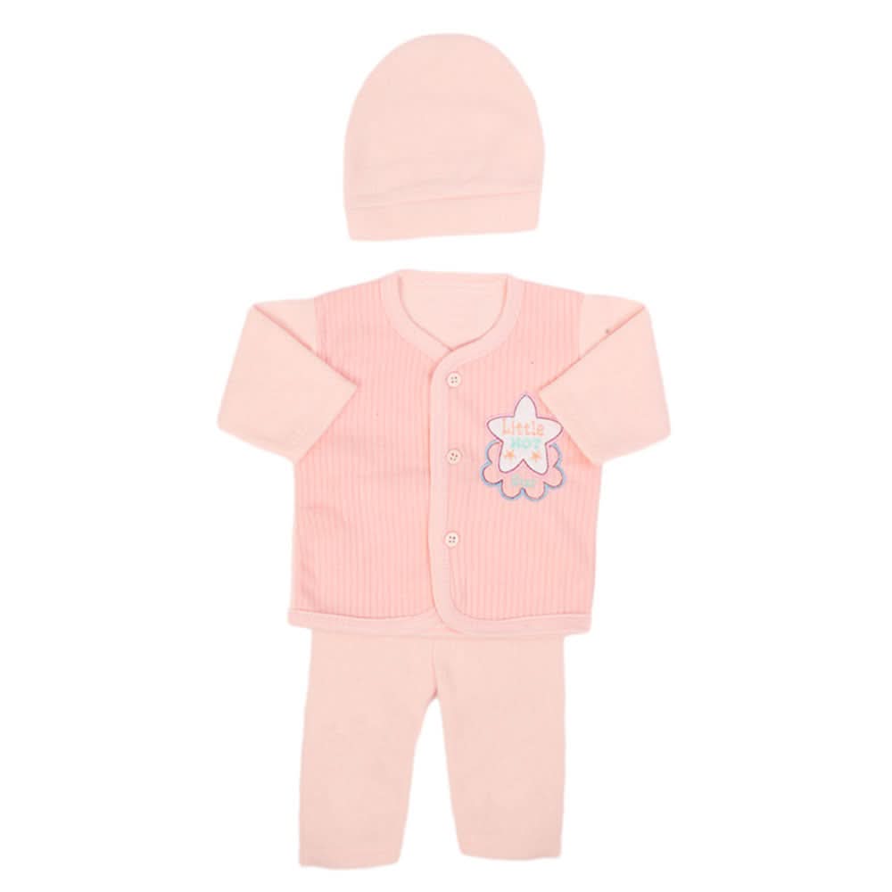 Newborn Boys Full Sleeves Suit - Pink, Newborn Boys Sets & Suits, Chase Value, Chase Value