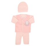 Newborn Boys Full Sleeves Suit - Pink, Newborn Boys Sets & Suits, Chase Value, Chase Value