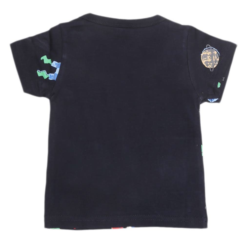 Newborn Boys T-Shirt - Navy Blue - test-store-for-chase-value