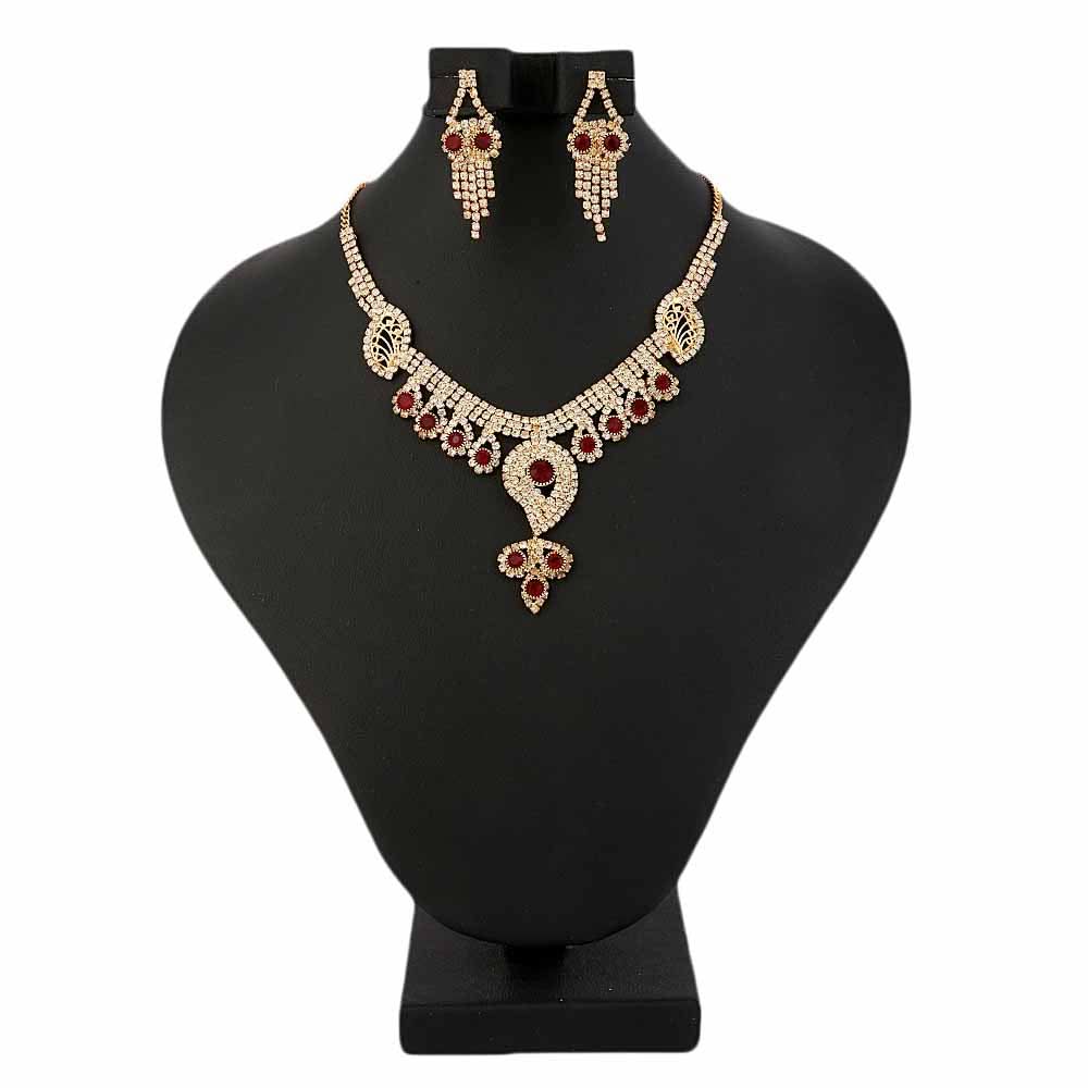 Women's Jewellery Set - Golden Red, Women, Jewellery Set, Chase Value, Chase Value