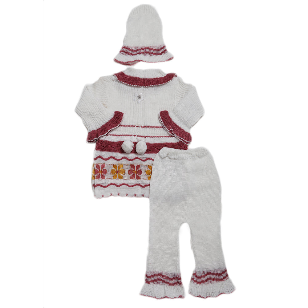 Newborn Girls Irani Suit - Pink, Kids, NB Girls Sets And Suits, Chase Value, Chase Value