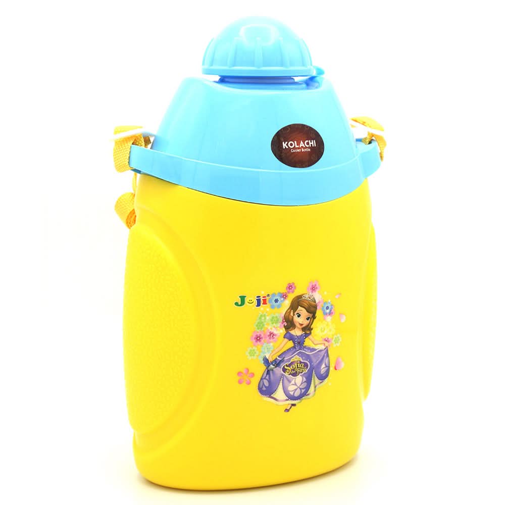 Kolachi Water Bottle JZ-1100 - Yellow, Kids, Tiffin Boxes And Bottles, Chase Value, Chase Value