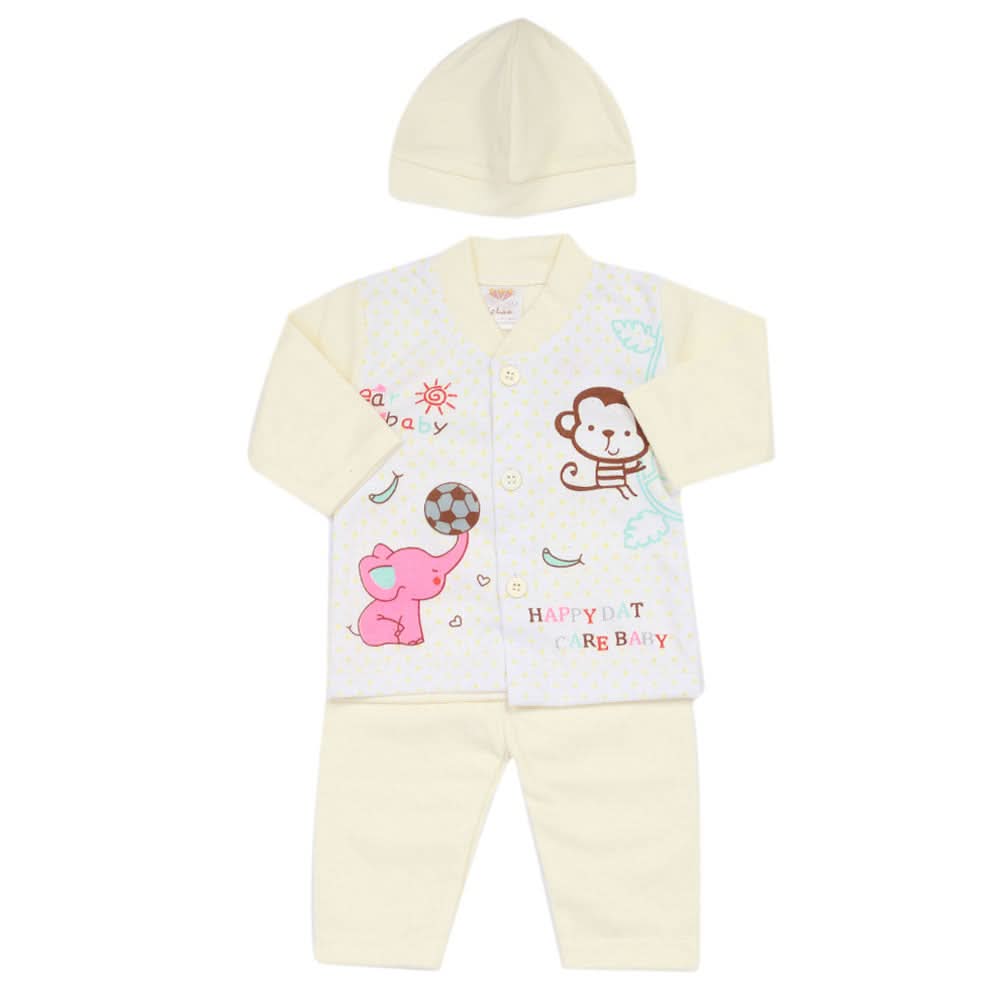 Newborn Boys Full Sleeves Suit - Lemon, Newborn Boys Sets & Suits, Chase Value, Chase Value