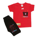 Boys Half Sleeves Suit (2346) - Red, Kids, Boys Sets And Suits, Chase Value, Chase Value