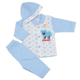 Newborn Boys Full Sleeves Suit - Light Blue, Newborn Boys Sets & Suits, Chase Value, Chase Value