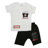 Boys Half Sleeves Suit (2346) - White, Kids, Boys Sets And Suits, Chase Value, Chase Value